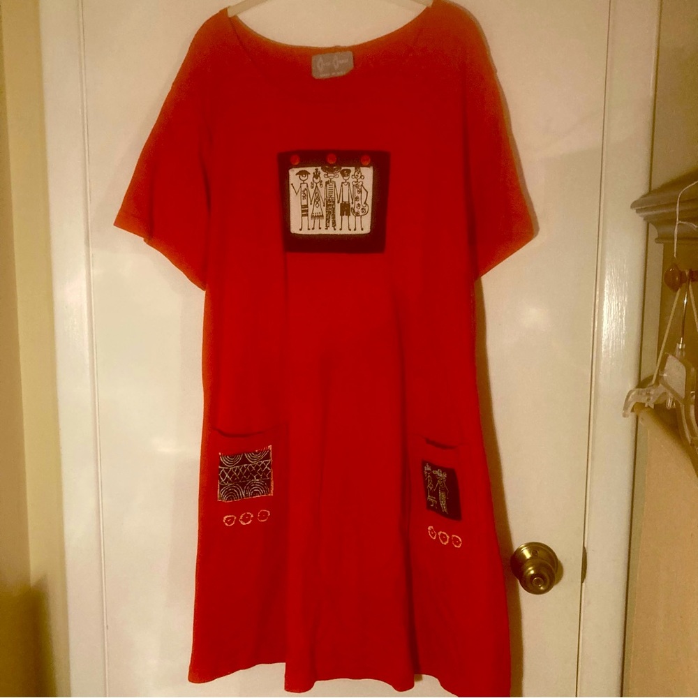 Red T-Shirt Dress